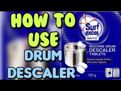 How to Use a Washing Machine Descaler Tablets | Surf Excel Washing Machine Descaler