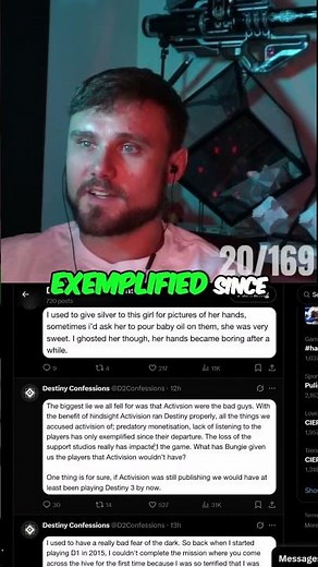 Destiny 2 Confessions Activision Would Have Given Us Destiny 3