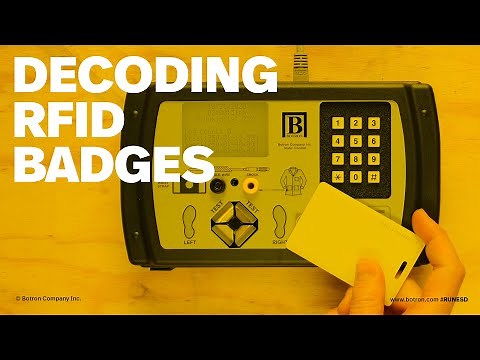How to decode RFID badges on the ELITE ESD Test System