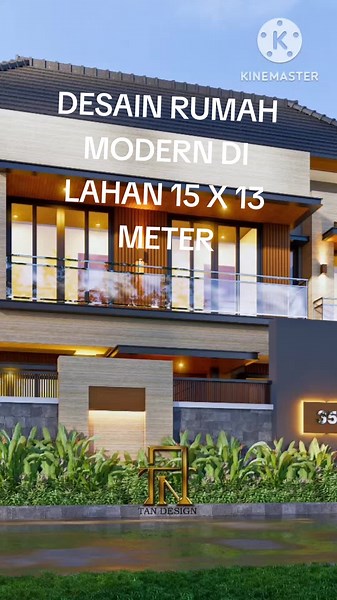 GS-𝗛𝗢𝗨𝗦𝗘 Lahan : 15m x 13m •Ruangan Lantai 1 - Garasi - Teras - R. Keluarga - R. Makan - Dapur - Powder Room - Pool •Ruangan Lantai 2 - Kamar Tidur Utama Kamar Mandi Dalam Balkon - 2 Kamar Anak Balkon - Kamar Mandi - Balkon Conecting - R. Cuci Jemur CP: 081237922213 @tan_design_ JASA DESAIN RUMAH 🏡🇮🇩 #disainrumahkita #idegriyacantik #homedesign #surabaya #fyp #bali