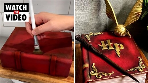 Harry Potter cake goes viral