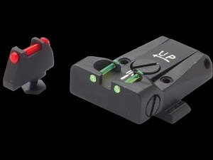 LPA Sights TTF Series Full Set Front and Rear Sights for Glock semiauto pistol