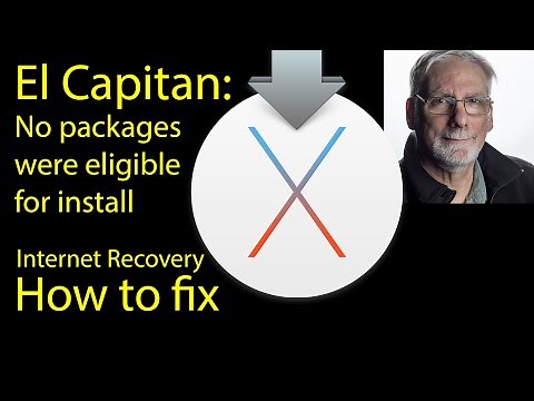El Capitan: No packages were eligible for install-Fix