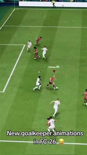 New goalkeeper animations in FC 26😂 . . . #fc26 #eafc26 #fut #fyp #Gaming
