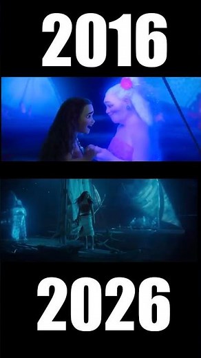 Moana - I Am Moana (Song of the Ancestors) 2016 VS 2026 ‪@DisneyMusicVEVO‬