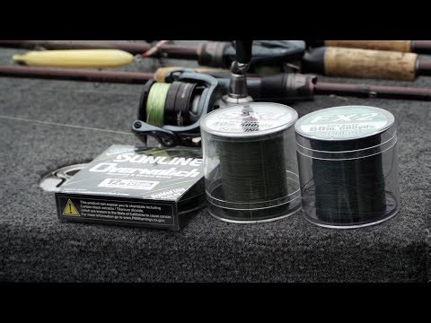 Three Braided Lines from Sunline for Success When Bass Fishing