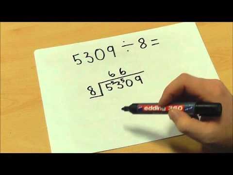 Year 5 Numeracy Division using the Short Method