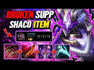 Support Shaco Oneshotting Everyone!! 💀- 27 Kills [League of Legends] Full Gameplay - Infernal Shaco