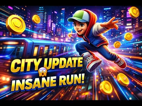 Subway Surfers City Update 😱 New Map INSANE Speed Run!