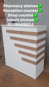 2.4K views · 27 reactions | For pharmacy shelves reception desk shop shelves and counter and inbuilt kitchen WhatsApp or Call 0779545804 | Zed Promo | Facebook