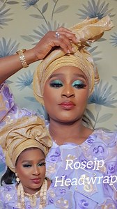 Simple gele tutorial 💓❤️ | Rose jp