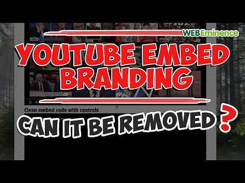Youtube Branding Issues - Clean Video Embed - How I Use VIMEO to Solve This