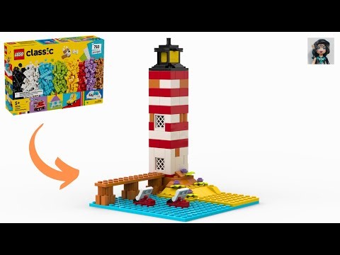 LIGHTHOUSE Lego classic 11044 ideas How to build