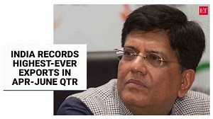India recorded highest ever exports in first quarter of 2021; sets target of $400 billion in this fiscal year https://bit.ly/3Am9UCx | The Economic Times