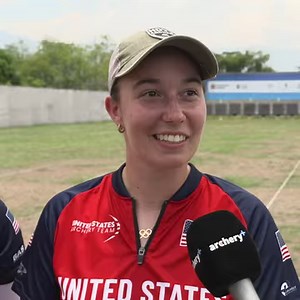 Casey Kaufhold shoots the arrow that sends the USA Archery recurve women’s team to the Paris 2024 Olympics! 🏹 #ArcheryinParis | USA Archery