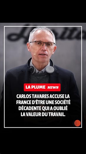 🚨 𝐀𝐋𝐄𝐑𝐓𝐄 𝐈𝐍𝐅𝐎 : L'ancien patron de Stellantis Carlos Tavares livre un réquisitoire sans concession contre la France et l'Europe dans son livre Un pilote dans la tempête (Plon), onze mois après son départ du constructeur automobile. Interrogé sur France Inter mardi, il estime que les Européens ne pourront pas garder leur mode de vie face à la concurrence asiatique sans travailler plus. Le dirigeant portugais de 67 ans dénonce une bureaucratie paralysante qui ne lui laisse que trois heu