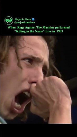 Rage Against The Machine Killing in the name Live in 1993