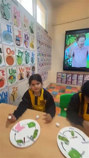 Royal Crown on Instagram: "FS2 Green learning the butterfly life cycle From egg to caterpillar to pupa to butterfly—nature’s perfect transformation."