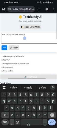 TechBuddy AI - demo