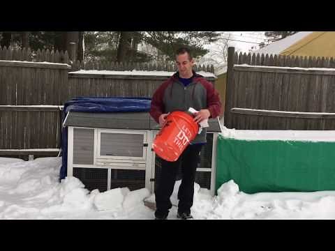 How To Build a Heated Hanging Chicken Waterer That Will Not Freeze - Easy DIY