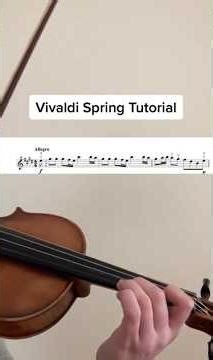 Vivaldi Spring Tutorial 🎻 #violin #viral #shorts