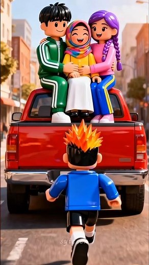 Paijo Ditinggal Naik Mobil! #animasi #kartun #shorts #funny #lego #roblox