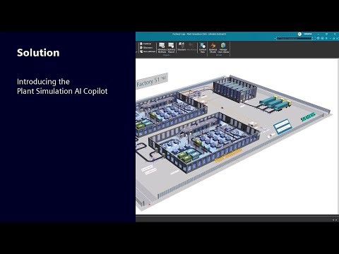 Introducing the AI Powered Copilot for Siemens Plant Simulation software