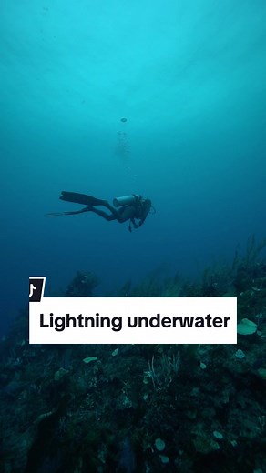 Experiencing Lightning Underwater in Belize
