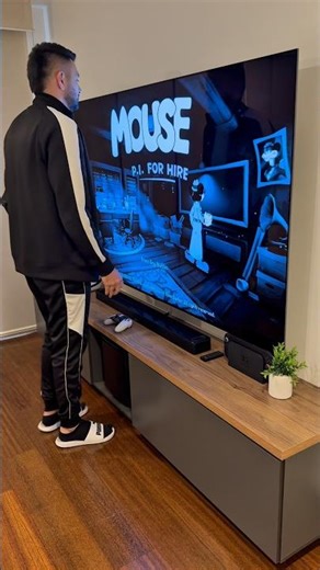 MOUSE PI For Hire PS5 Pro + Oled TV 83” 😍 #mousepiforhire #ps5 #gamingsetup #gaming #keymailer