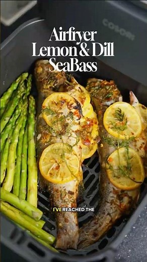Lemon & Dill Sea Bass | Easy Air Fryer Dinner in the Cosori TurboBlaze