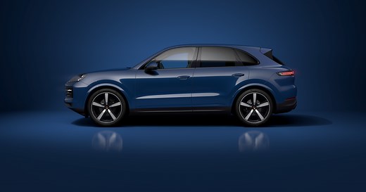 The Porsche Cayenne in Ascaribluemetallic | Porsche Paint to Sample