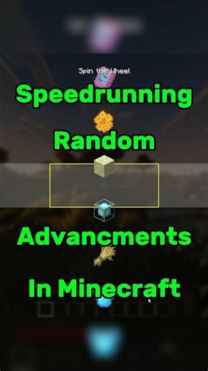 Speedrunning Random Advancements in Minecraft
