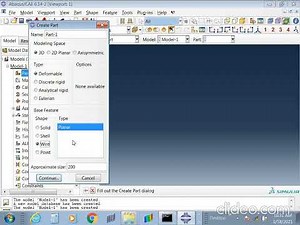 Basics of Abaqus CAE preprocessor_1.#fea #cae #structural #abaqustutorial #mechanical