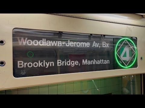 IRT Subway: R62A (4) Local Train Ride from Brooklyn Bridge to Woodlawn via City Hall Loop