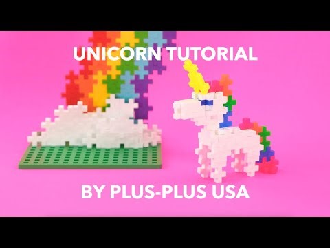 Make a Tiny Rainbow Unicorn Fast! | Unicorn Tutorial | Plus-Plus Builds