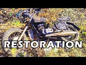 "Rusty Jawa" full RESTORATION from Trash to Hot Bike. Abandoned Motorcycle Restoration