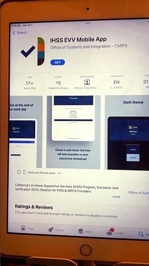 IHSS EVV Mobile App