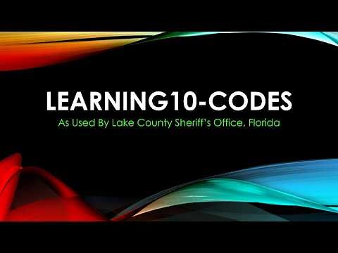 Learning 10 Codes