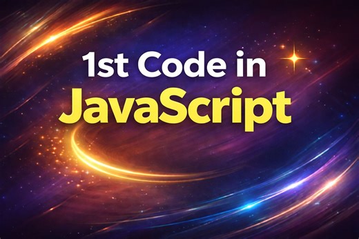 1st Code in JavaScript | First JavaScript Program for Beginners | Complete Beginner Tutorial #majanitutorials #JavaScript #FirstCodeInJavaScript #JavaScriptTutorial #JavaScriptForBeginners #LearnJavaScript #WebDevelopment #ProgrammingForBeginners #Coding #FrontendDevelopment #JavaScriptCourse #DeveloperJourney #ProgrammingBasics | Muhammad Ali Shah
