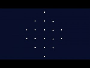 6️⃣ Dots Sikkukolam | Easy Single Kolam Design | Beginners Kolam Tutorial | SVJA Lifestyle