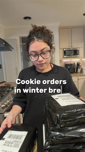 Cookie orders at home #cookies #baking #winterbreak #protein #journey | cookie