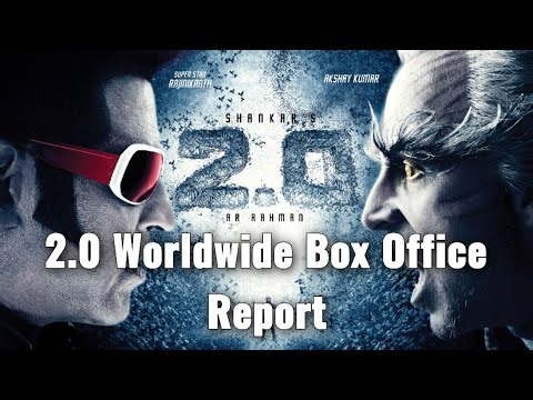 2.O Worldwide Box Office Report - Rajinikanth Akshay Kumar Shankar - Enthiran 2.0