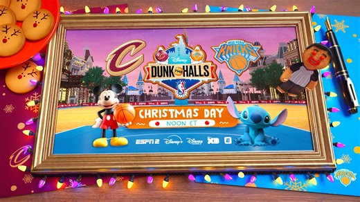 Hoops. The Sensational Six. And Stitch 👀 Watch the Dunk the Halls alt cast exclusively on ESPN2, Disney , Disney Channel, Disney XD and the ESPN App on Christmas Day 🎄 | ESPN