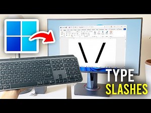 How To Type Forward Slash and Back Slash On Keyboard PC & Laptop - Full Guide