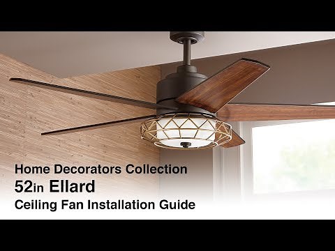 How to Install the Ellard Ceiling Fan