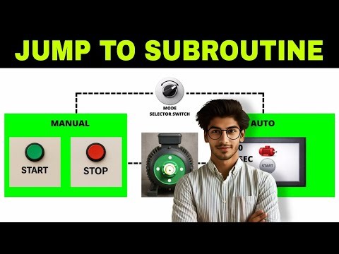 Jump to Subroutine (JSR) Explained Using Simple Motor Example 