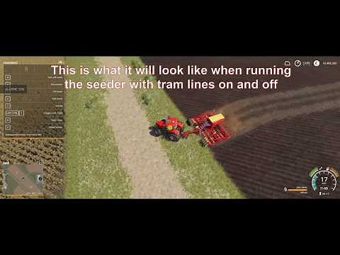 FS19: Tutorial tram lines, how to modify seeder and planter to create tramlines
