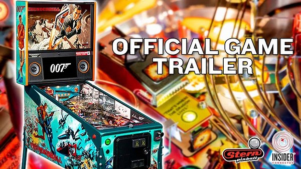 James Bond 007 Pinball trailer brings the Sean Connery era to the silver ball stage