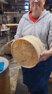 Making our last basket of 2025....a peck basket! What a year! #greenfieldbasketmanufacturing #peckbasket | Greenfield Basket Manufacturing