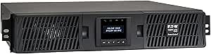 Tripp Lite Eaton Series SmartOnline 1500VA UPS, Pure Sine Wave Double-Conversion, 1350W, 2U Rack/Tower, Extended Run, Network Card Option, LCD, 2 Year Warranty & $250,000 Insurance (SU1500RTXLCD2U)